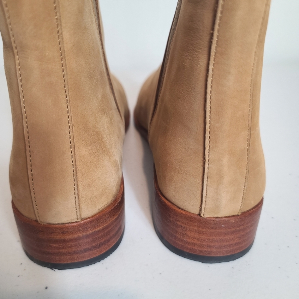 NISOLO Chelsea Leather Ankle Boots In Tan - Picture 8 of 14